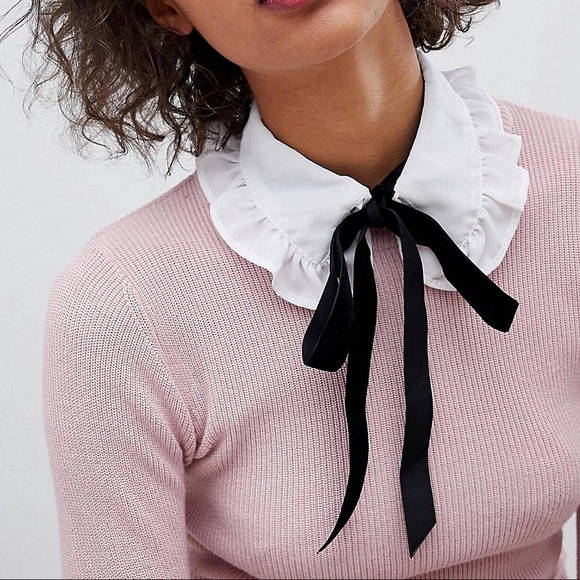 Mwah💋Boutique Jewelry - 💝NEW! 💝 ▪️🖤 Velvet Tie Frill Collar 🖤▪️